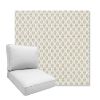 Picture of Detail Linen | Boxed Deep Seating Patio Chair Cushion – Sunbrella© Fabric