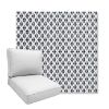 Picture of Detail Navy | Boxed Deep Seating Patio Chair Cushion – Sunbrella© Fabric