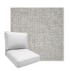 Picture of Dumont Dove | Boxed Deep Seating Patio Chair Cushion – Sunbrella© Fabric