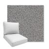 Picture of Dumont Slate | Boxed Deep Seating Patio Chair Cushion – Sunbrella© Fabric