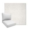 Picture of Dumont Snow | Boxed Deep Seating Patio Chair Cushion – Sunbrella© Fabric