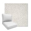 Picture of Dumont Stucco | Boxed Deep Seating Patio Chair Cushion – Sunbrella© Fabric