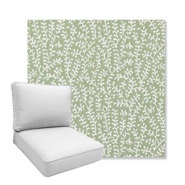 Picture of Eberly Spring | Boxed Deep Seating Patio Chair Cushion – Sunbrella© Fabric
