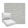 Picture of Embrace Pewter | Boxed Deep Seating Patio Chair Cushion – Sunbrella© Fabric