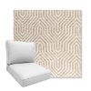 Picture of Etna Dune | Boxed Deep Seating Patio Chair Cushion – Sunbrella© Fabric