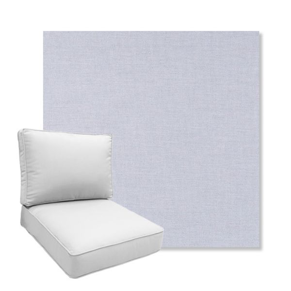 Picture of Exhale Sky | Boxed Deep Seating Patio Chair Cushion – Sunbrella© Fabric