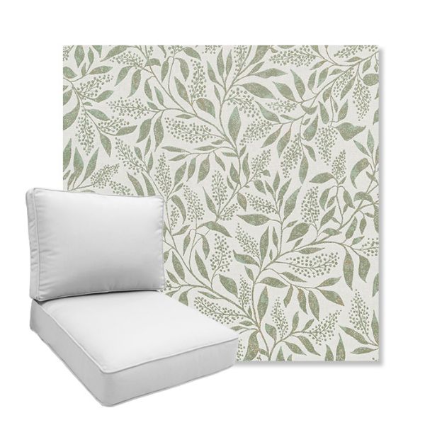 Picture of Exquisite Aloe | Boxed Deep Seating Patio Chair Cushion – Sunbrella© Fabric