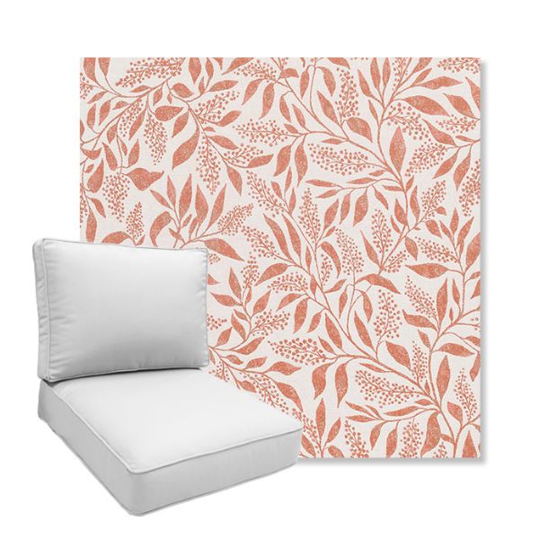 Picture of Exquisite Guava | Boxed Deep Seating Patio Chair Cushion – Sunbrella© Fabric