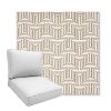 Picture of Figure Mineral | Boxed Deep Seating Patio Chair Cushion – Sunbrella© Fabric