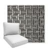 Picture of Figure Onyx | Boxed Deep Seating Patio Chair Cushion – Sunbrella© Fabric