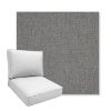 Picture of Heritage Slate | Boxed Deep Seating Patio Chair Cushion – Sunbrella© Fabric