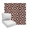 Picture of Hoopla Black Cherry | Boxed Deep Seating Patio Chair Cushion – Sunbrella© Fabric