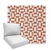 Picture of Hoopla Tobiko | Boxed Deep Seating Patio Chair Cushion – Sunbrella© Fabric