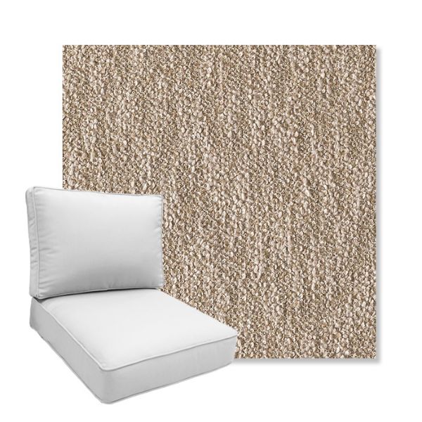 Picture of Improve Dune | Boxed Deep Seating Patio Chair Cushion – Sunbrella© Fabric