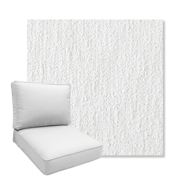Picture of Improve White | Boxed Deep Seating Patio Chair Cushion – Sunbrella© Fabric