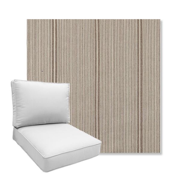 Picture of Influence Cocoon | Boxed Deep Seating Patio Chair Cushion – Sunbrella© Fabric