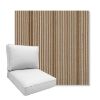 Picture of Influence Teak | Boxed Deep Seating Patio Chair Cushion – Sunbrella© Fabric
