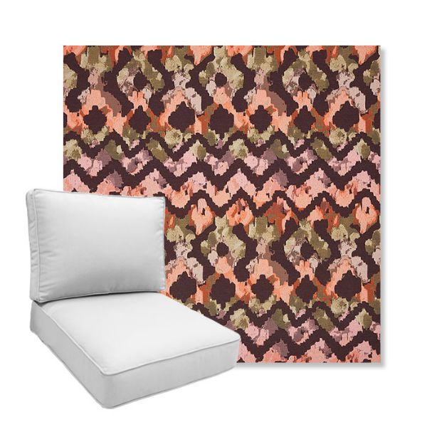 Picture of Inga Gypsy | Boxed Deep Seating Patio Chair Cushion – Sunbrella© Fabric