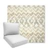 Picture of Inga Marble | Boxed Deep Seating Patio Chair Cushion – Sunbrella© Fabric