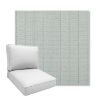 Picture of Kaia Mist | Boxed Deep Seating Patio Chair Cushion – Sunbrella© Fabric