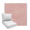 Picture of Kismet Coral | Boxed Deep Seating Patio Chair Cushion – Sunbrella© Fabric