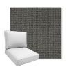 Picture of Kudos Carbon | Boxed Deep Seating Patio Chair Cushion – Sunbrella© Fabric
