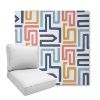 Picture of Labyrinth Fiesta | Boxed Deep Seating Patio Chair Cushion – Sunbrella© Fabric