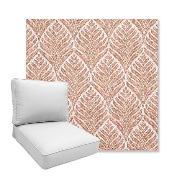 Picture of Linnaeus Clay | Boxed Deep Seating Patio Chair Cushion – Sunbrella© Fabric
