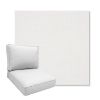 Picture of Linville Snow | Boxed Deep Seating Patio Chair Cushion – Sunbrella© Fabric