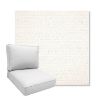 Picture of Litchfield Snow | Boxed Deep Seating Patio Chair Cushion – Sunbrella© Fabric