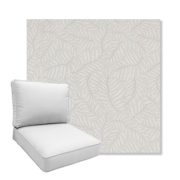 Picture of Lively Parchment | Boxed Deep Seating Patio Chair Cushion – Sunbrella© Fabric
