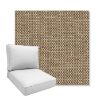 Picture of Mainstreet Latte | Boxed Deep Seating Patio Chair Cushion – Sunbrella© Fabric