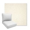 Picture of Margo Snow | Boxed Deep Seating Patio Chair Cushion – Sunbrella© Fabric