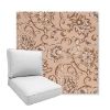 Picture of Martha Floral Dogwood | Boxed Deep Seating Patio Chair Cushion – Sunbrella© Fabric