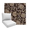 Picture of Martha Floral Garden Path | Boxed Deep Seating Patio Chair Cushion – Sunbrella© Fabric
