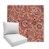 Picture of Martha Floral Rose Vine | Boxed Deep Seating Patio Chair Cushion – Sunbrella© Fabric