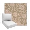 Picture of Martha Floral Spring | Boxed Deep Seating Patio Chair Cushion – Sunbrella© Fabric