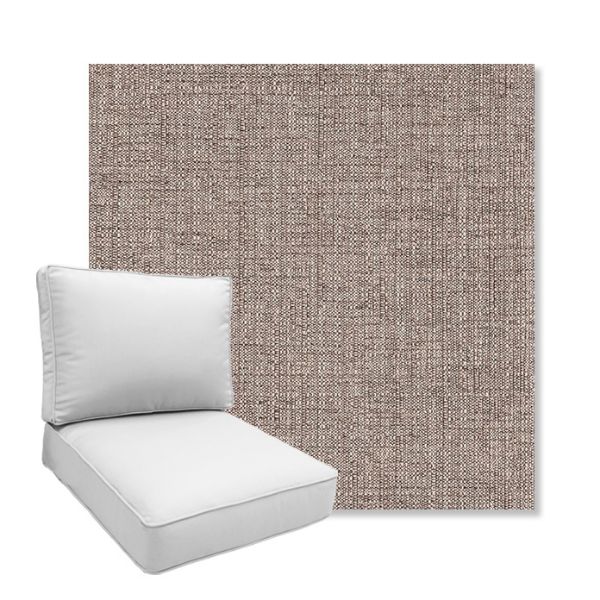 Picture of Marvel Mushroom | Boxed Deep Seating Patio Chair Cushion – Sunbrella© Fabric