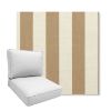 Picture of Maxim Heather Beige | Boxed Deep Seating Patio Chair Cushion – Sunbrella© Fabric