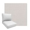 Picture of Metamorphic Snow | Boxed Deep Seating Patio Chair Cushion – Sunbrella© Fabric