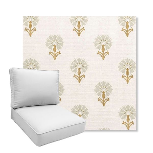 Picture of Mira Seasalt | Boxed Deep Seating Patio Chair Cushion – Sunbrella© Fabric