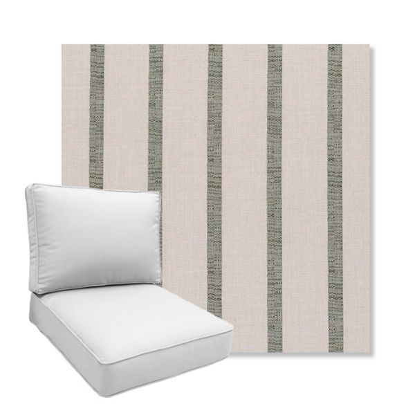 Picture of Mixi Fern | Boxed Deep Seating Patio Chair Cushion – Sunbrella© Fabric