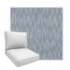 Picture of Mountains Slate | Boxed Deep Seating Patio Chair Cushion – Sunbrella© Fabric