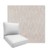 Picture of Mountains Snow | Boxed Deep Seating Patio Chair Cushion – Sunbrella© Fabric