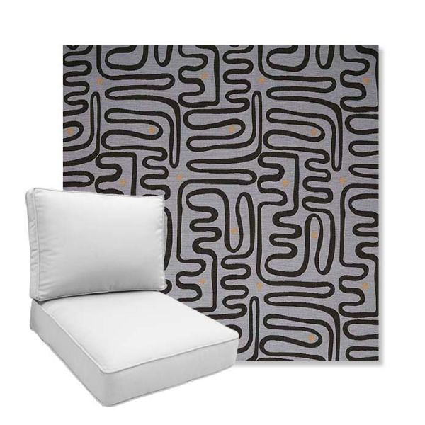 Picture of Nema Moonlight | Boxed Deep Seating Patio Chair Cushion – Sunbrella© Fabric