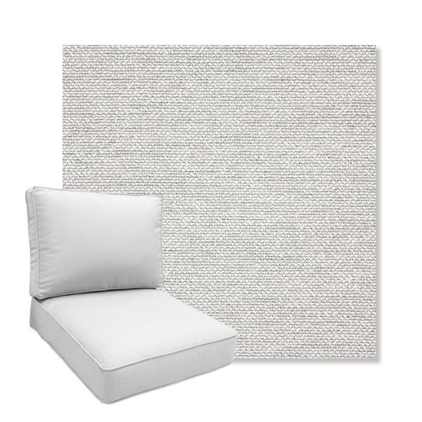 Picture of Nurture Pebble | Boxed Deep Seating Patio Chair Cushion – Sunbrella© Fabric