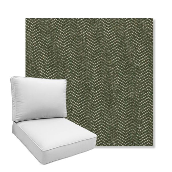 Picture of Odette Fern | Boxed Deep Seating Patio Chair Cushion – Sunbrella© Fabric