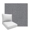 Picture of Odette Slate | Boxed Deep Seating Patio Chair Cushion – Sunbrella© Fabric