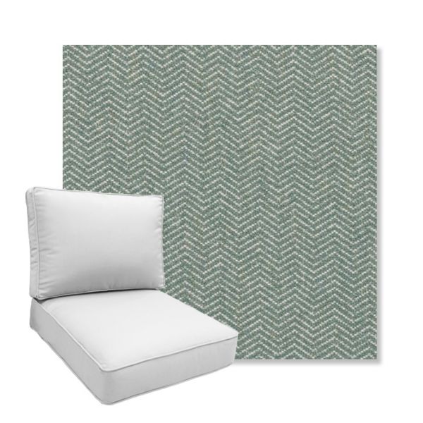 Picture of Odette Spa | Boxed Deep Seating Patio Chair Cushion – Sunbrella© Fabric