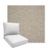 Picture of Piazza Burlap | Boxed Deep Seating Patio Chair Cushion – Sunbrella© Fabric